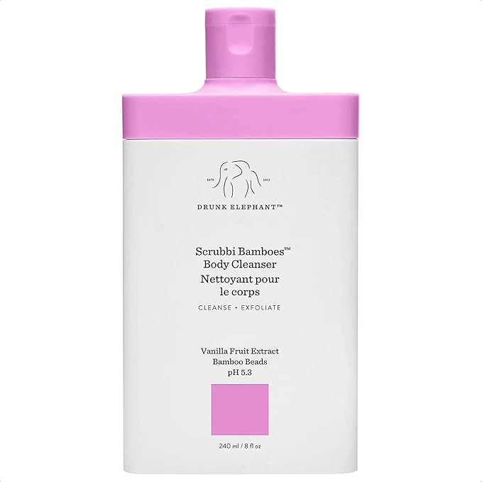 Drunk Elephant Scrubbi Bamboes Body Cleanser - 240 ml/8 fl oz - Sulfate-Free Body Scrub Wash - Clean Clinical Skincare - Cruelty-Free - Dermatologist Tested - Free of Essential Oils, Silicones, SLS - Image 2